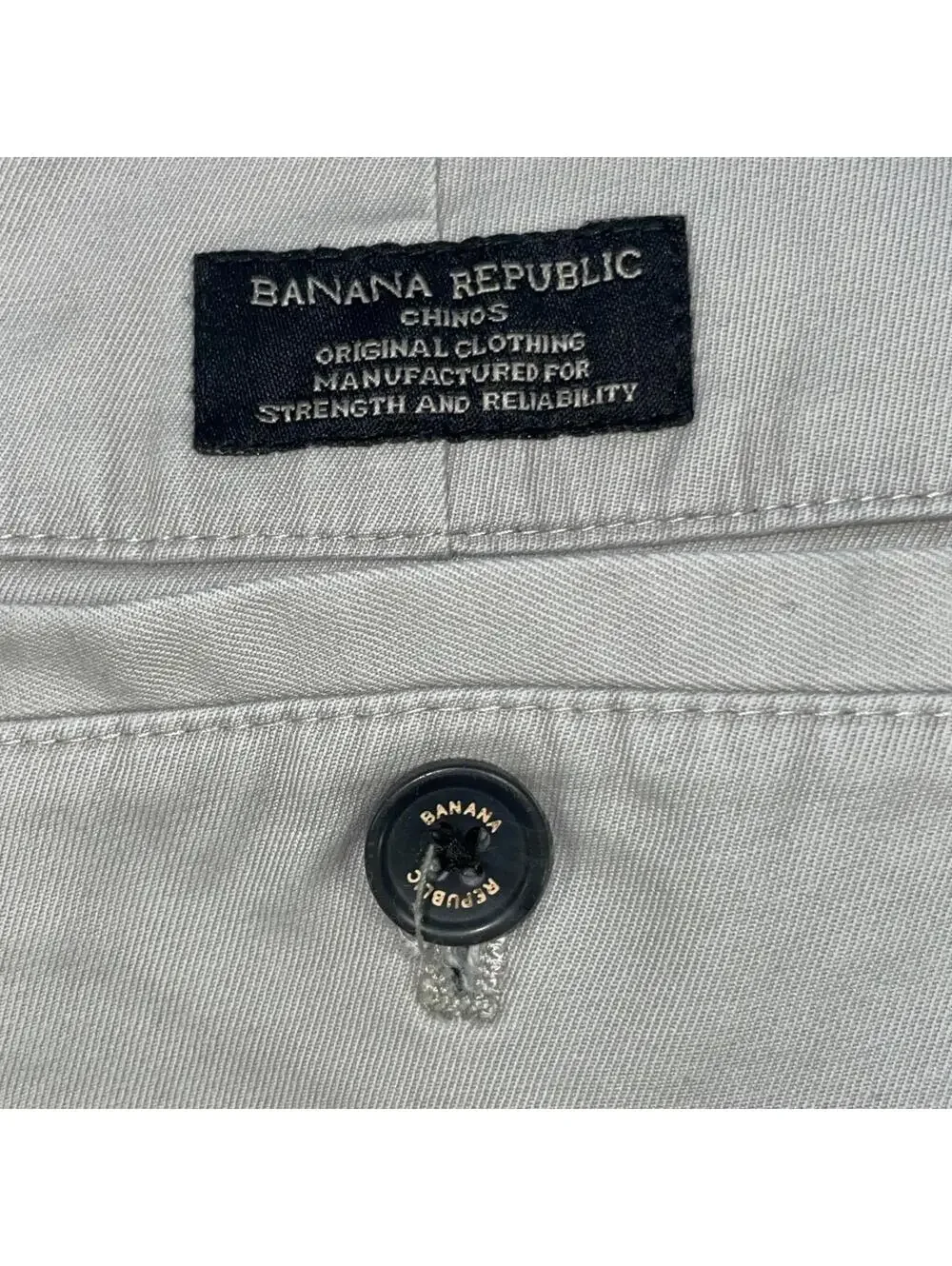 Banana Republic Pants Mens 33x30 Gray Fulton Skinny Chino Stretch Casual Modern